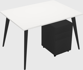 Modern rectangular office desk