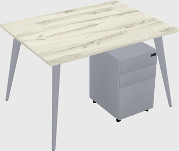 Modern rectangular office desk