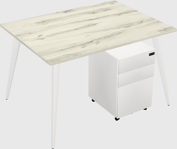 Modern rectangular office desk