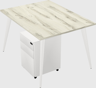 Modern rectangular office desk