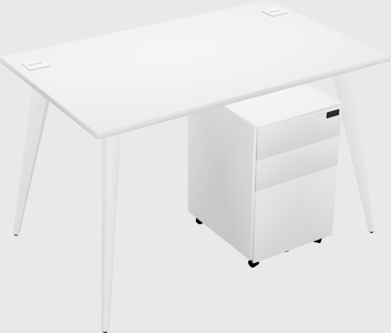 Modern rectangular office desk