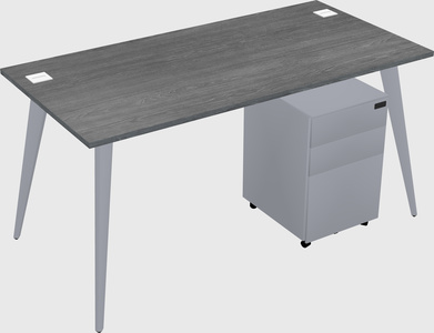 Modern rectangular office desk