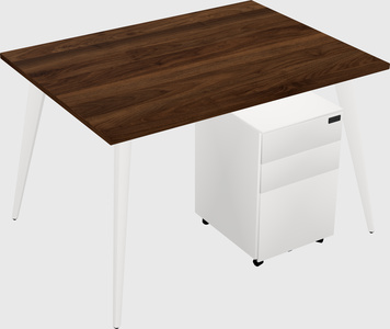 Modern rectangular office desk