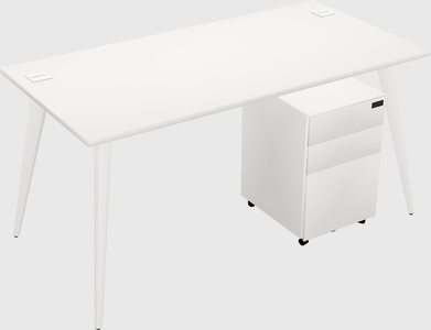 Bureau rectangulaire moderne