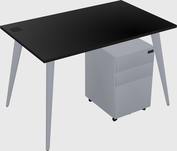 Modern rectangular office desk