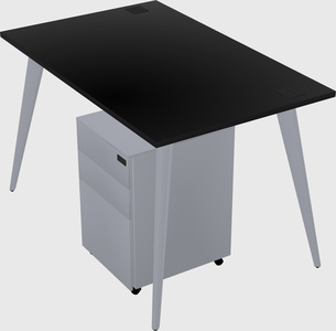 Modern rectangular office desk