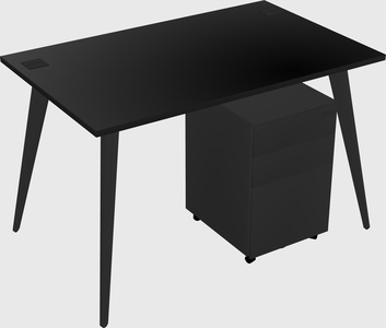 Modern rectangular office desk
