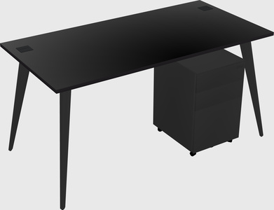 Modern rectangular office desk