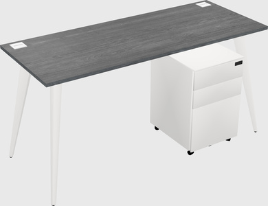 Bureau rectangulaire moderne