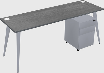 Modern rectangular office desk
