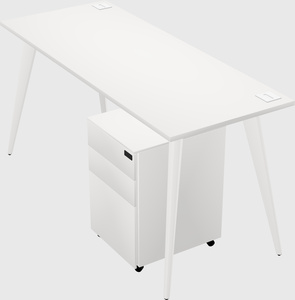 Modern rectangular office desk