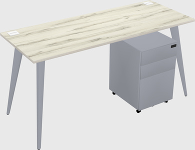 Bureau rectangulaire moderne