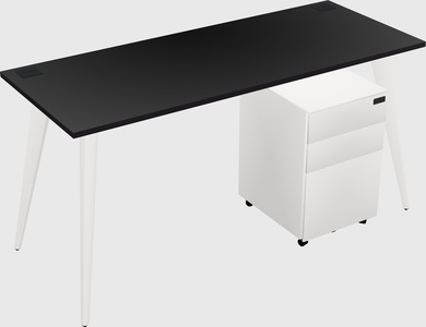 Modern rectangular office desk
