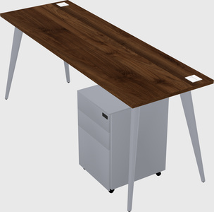 Bureau rectangulaire moderne