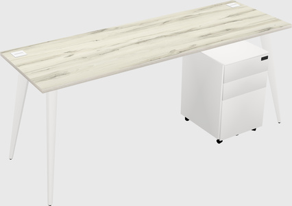 Modern rectangular office desk