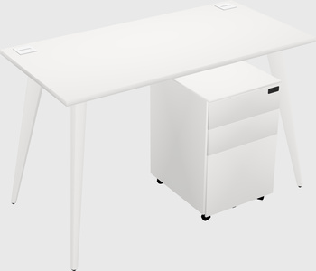 Modern rectangular office desk