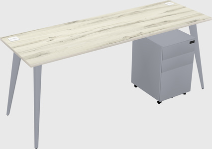 Bureau rectangulaire moderne