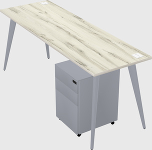 Bureau rectangulaire moderne