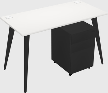 Bureau rectangulaire moderne