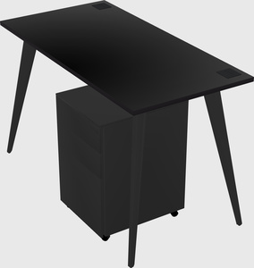 Modern rectangular office desk