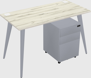 Modern rectangular office desk