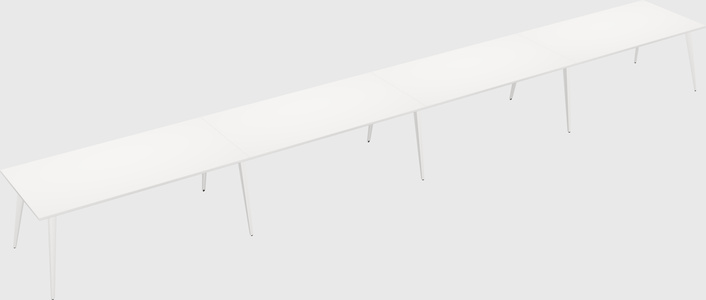 Modern rectangular office desk