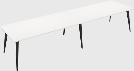 Modern rectangular office desk