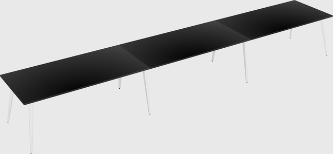 Bureau rectangulaire moderne