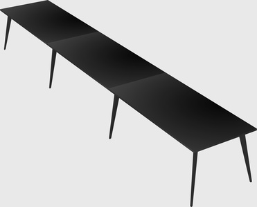 Bureau rectangulaire moderne