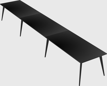 Bureau rectangulaire moderne