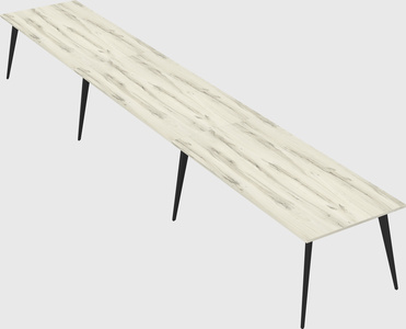 Bureau rectangulaire moderne