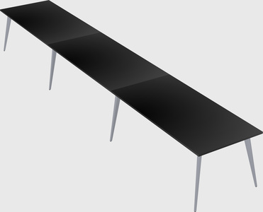 Bureau rectangulaire moderne