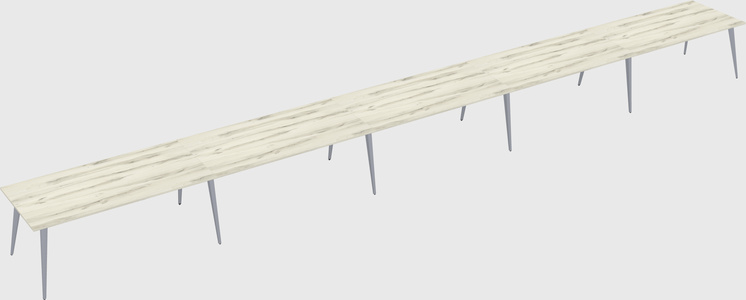 Modern rectangular office desk