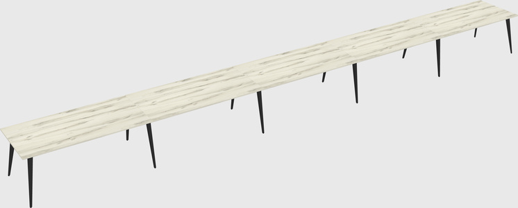 Modern rectangular office desk