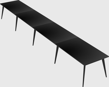 Bureau rectangulaire moderne