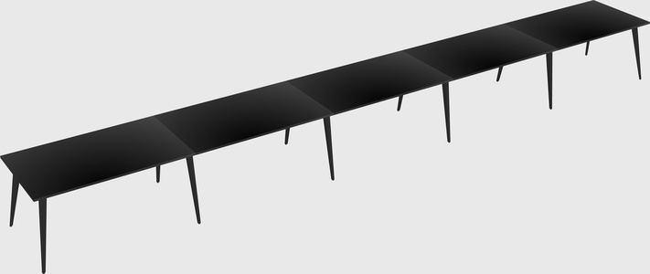 Modern rectangular office desk