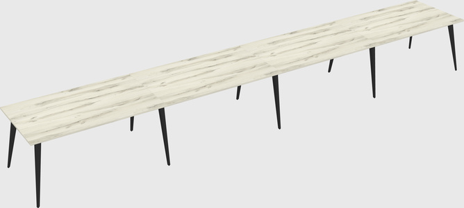 Bureau rectangulaire moderne