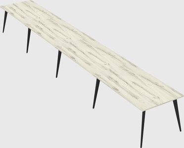Bureau rectangulaire moderne