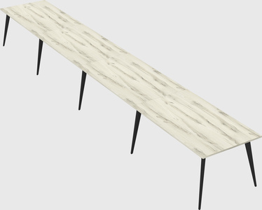 Bureau rectangulaire moderne
