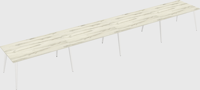Bureau rectangulaire moderne