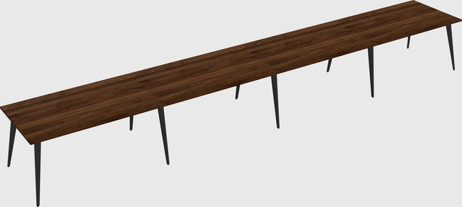 Modern rectangular office desk
