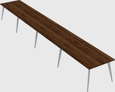 Bureau rectangulaire moderne