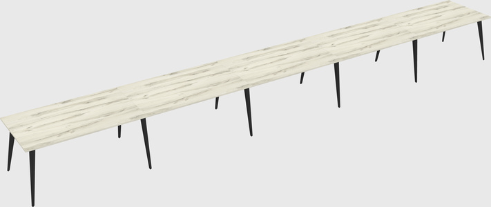 Modern rectangular office desk