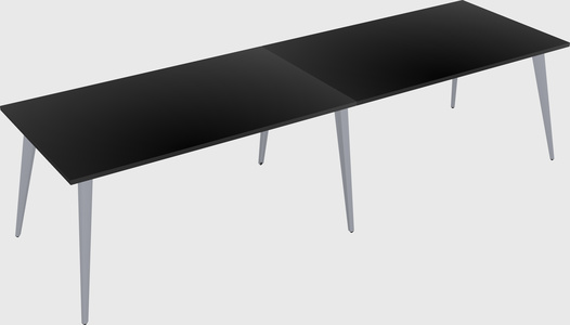 Modern rectangular office desk