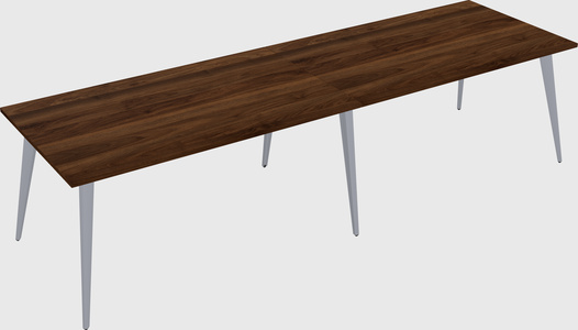 Bureau rectangulaire moderne