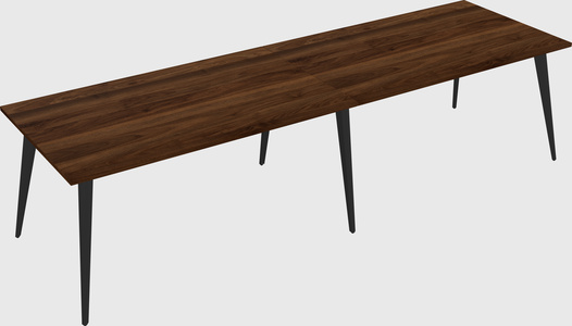 Bureau rectangulaire moderne