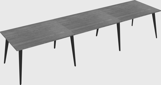 Modern rectangular office desk