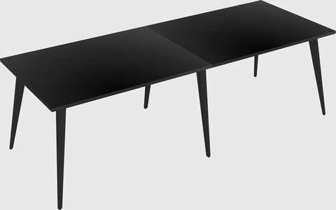 Modern rectangular office desk