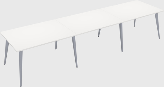 Modern rectangular office desk
