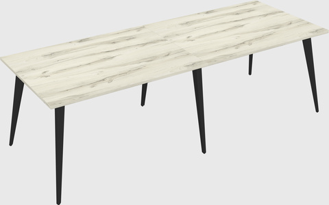 Bureau rectangulaire moderne